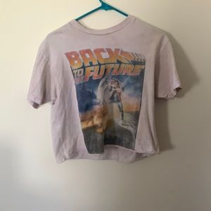 vintage cropped back to the future t shirt!!